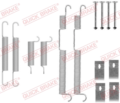 Accessory Kit, brake shoes
